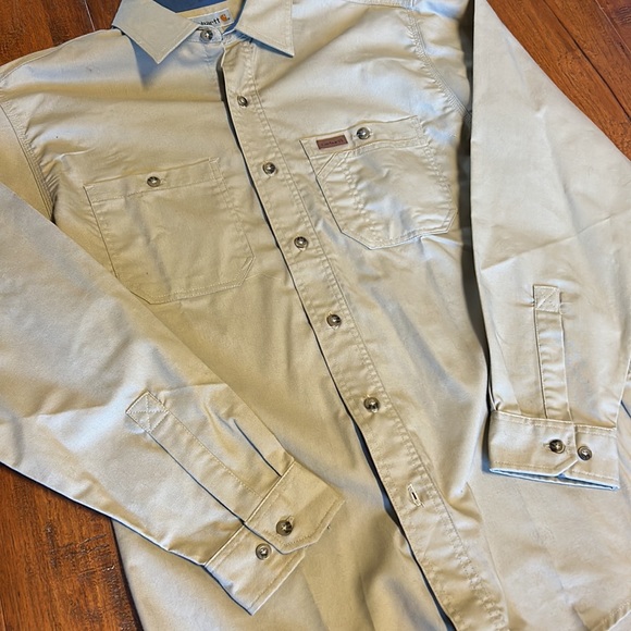 Mens Carhartt Button Down Shirt - Picture 4 of 5